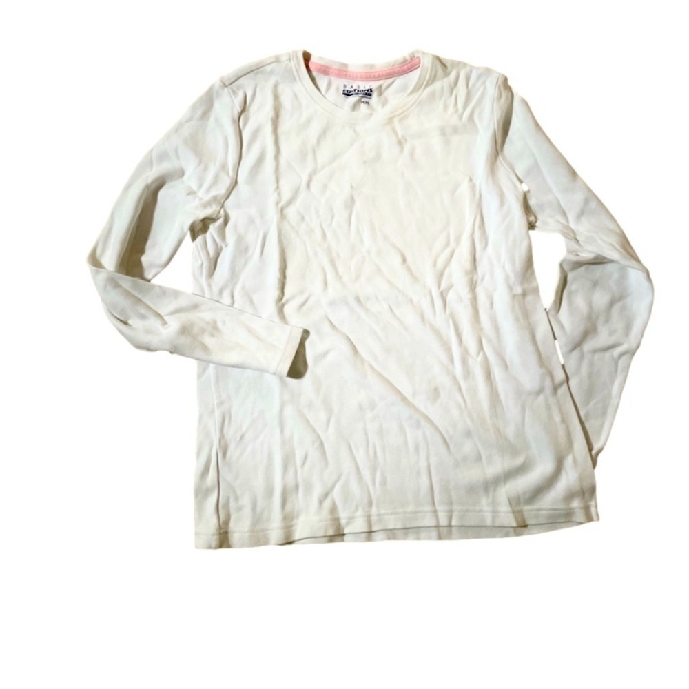 Basic Editions long sleeve women t-shirt size medium